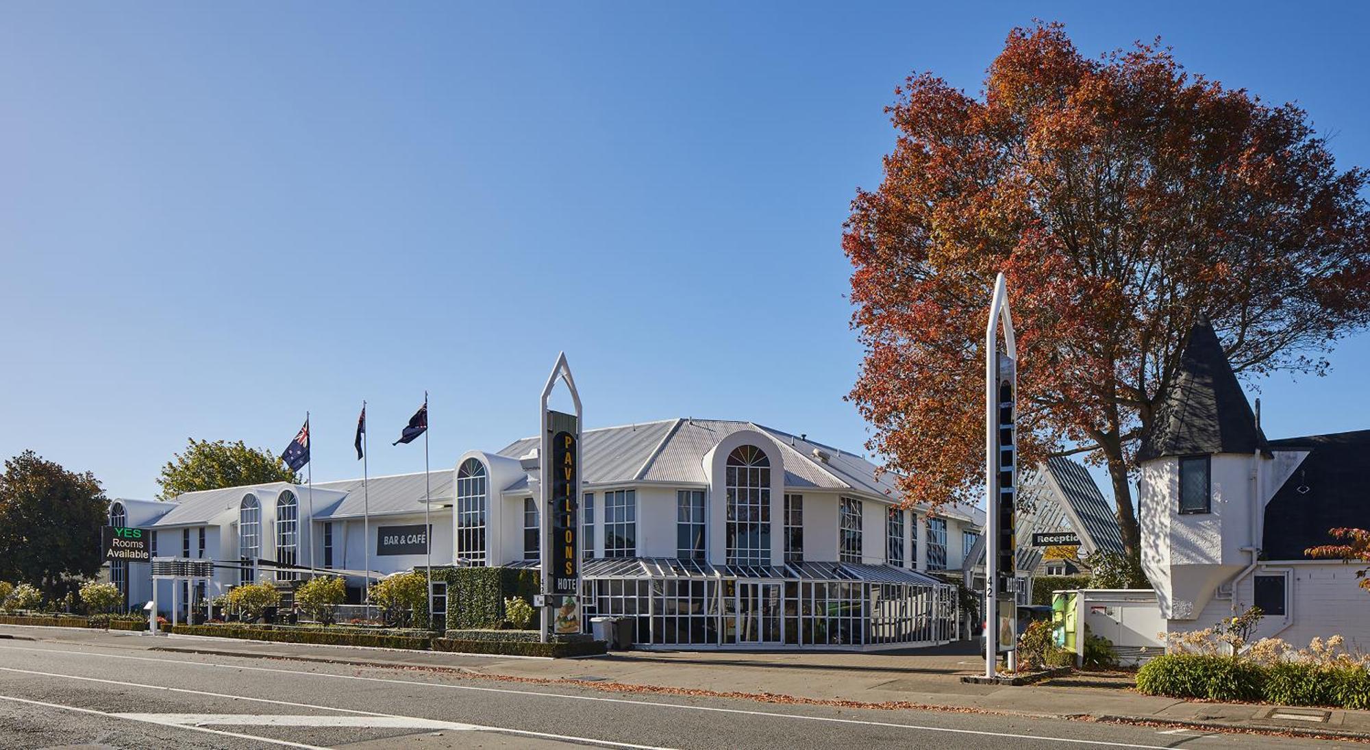 Pavilions Hotel Christchurch Eksteriør bilde